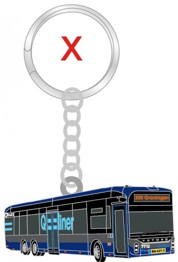 Qbuzz q liner 7712 sleutelhanger